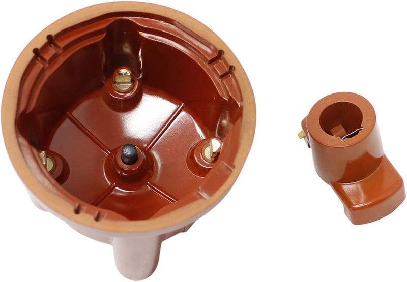 AIP Electronics DRAGON FIRE PERFORMANCE Heavy Duty Distributor Cap and Rotor Set Compatible Replacement For 69-91 VW Saab Volvo 1.1L 1.5L 1.6L 1.8L 1.9L 2.0L 2.1L 2.2L 2.3L 009 034 Type 1 I4 Oem Fit CAP1050 - Image 2